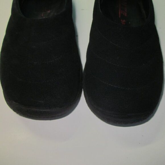 Zante Womens Size 7.5 / 38 EU Flats Black Suede Made in Italy Non-Slip Sole - Picture 8 of 11